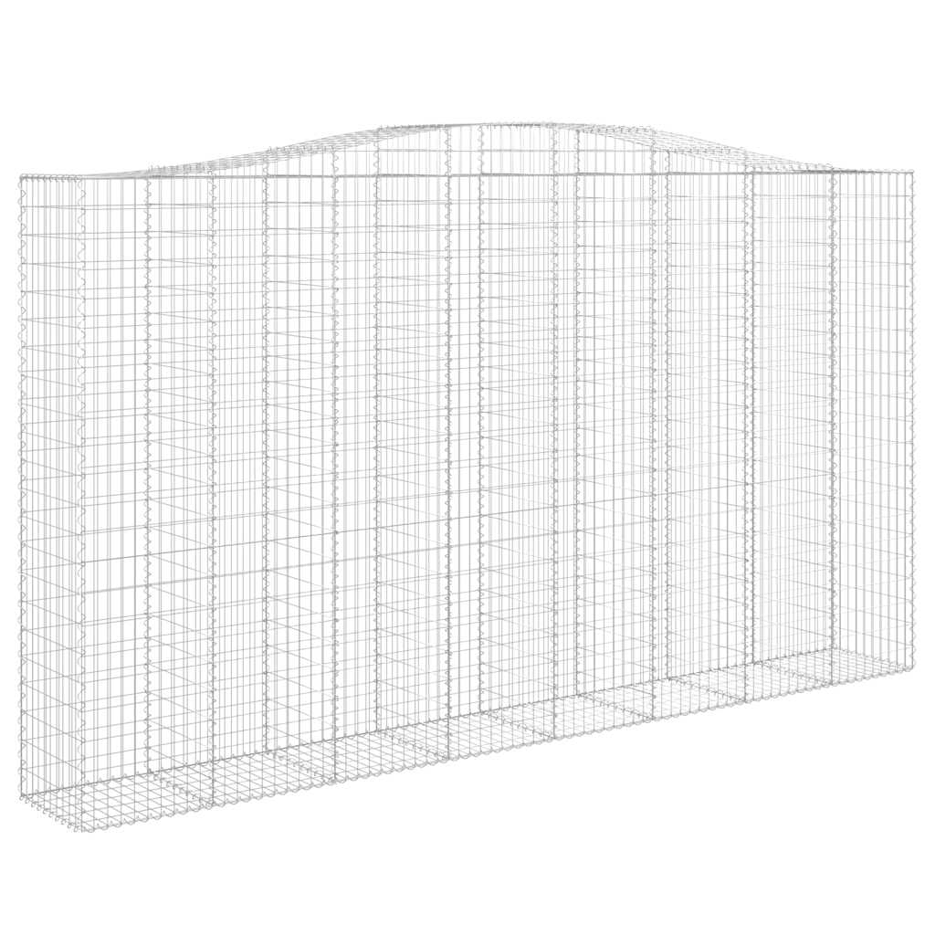 Cestas De Gaviones 6 Uds Forma De Arco Hierro 400x50x220/240 Cm_2