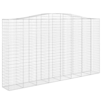 Cestas De Gaviones 6 Uds Forma De Arco Hierro 400x50x220/240 Cm_2