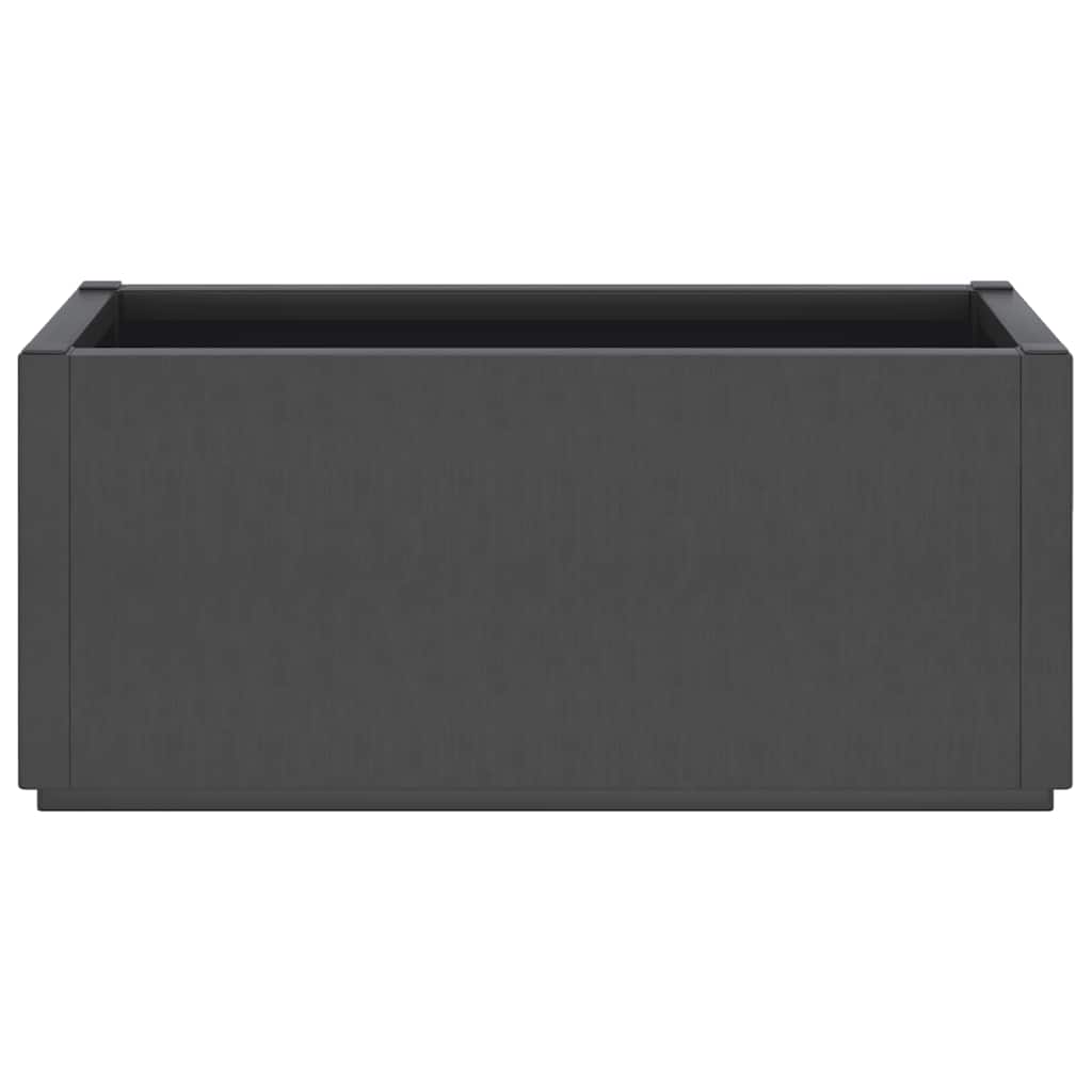 Caja De Flores De Jardín Gris Oscuro_3