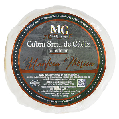 Queso De Cabra Curado En Manteca Ibérica Mg – Media Pieza (0,5 Kg) – Sierra De Cádiz_2