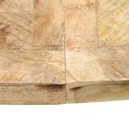 Mesa De Comedor Redonda De Madera Maciza De Mango 120x76 Cm_3