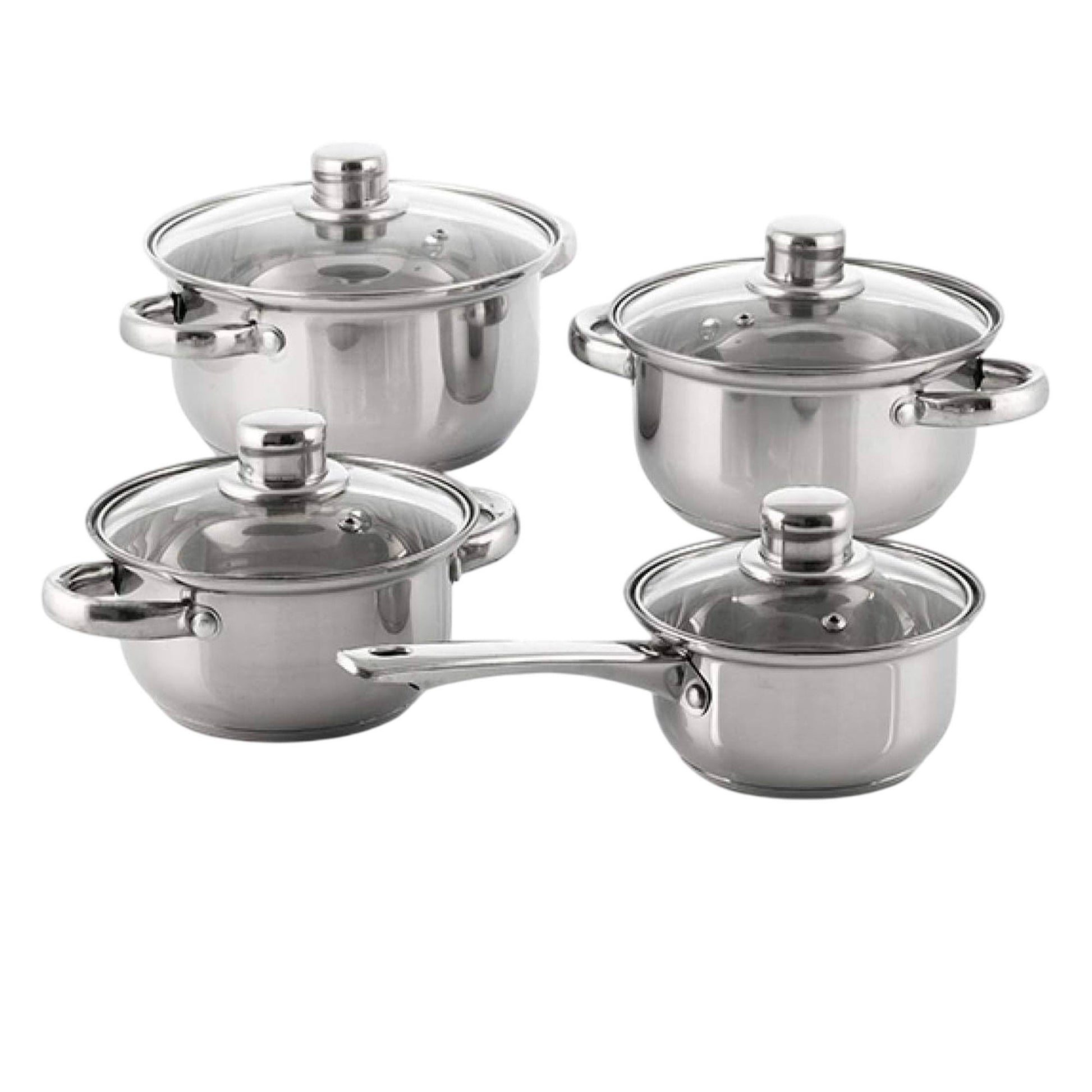 Well Home Batería De Cocina De 8pcs En Acero Inoxidable Con Fondo Encapsulado_2