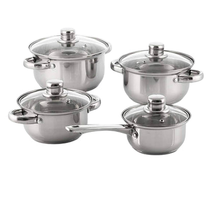 Well Home Batería De Cocina De 8pcs En Acero Inoxidable Con Fondo Encapsulado_2