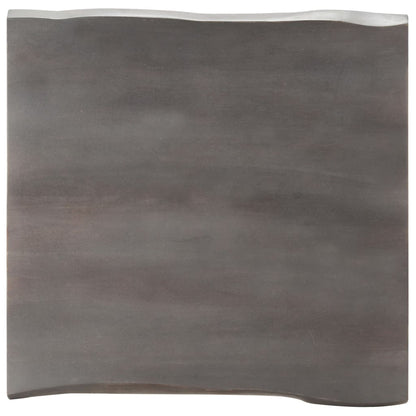 Mesa De Centro Borde Natural Madera Maciza Acacia 60x60x40 Cm_4