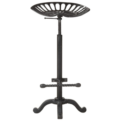 Taburete De Cocina Hierro Fundido Negro_0