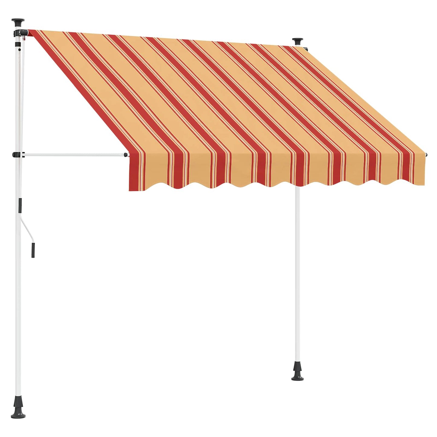 Toldo Retráctil Manual Gris Claro 400 Cm_1