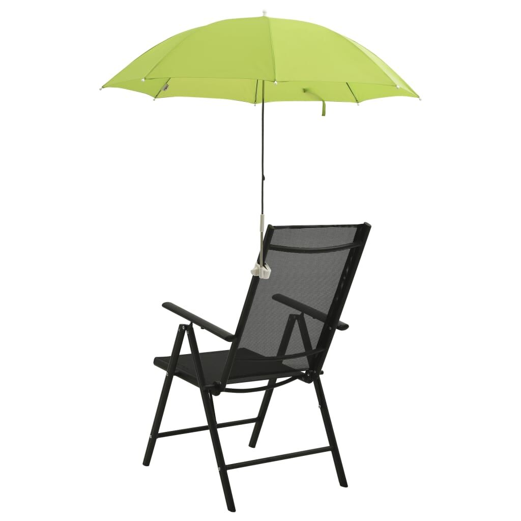 Vidaxl Sombrillas Para Silla De Camping 2 Unidades Verde 105 Cm_2