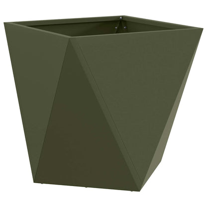 Jardinera Verde Oliva 50 X 50 X 50 Cm Acero_0
