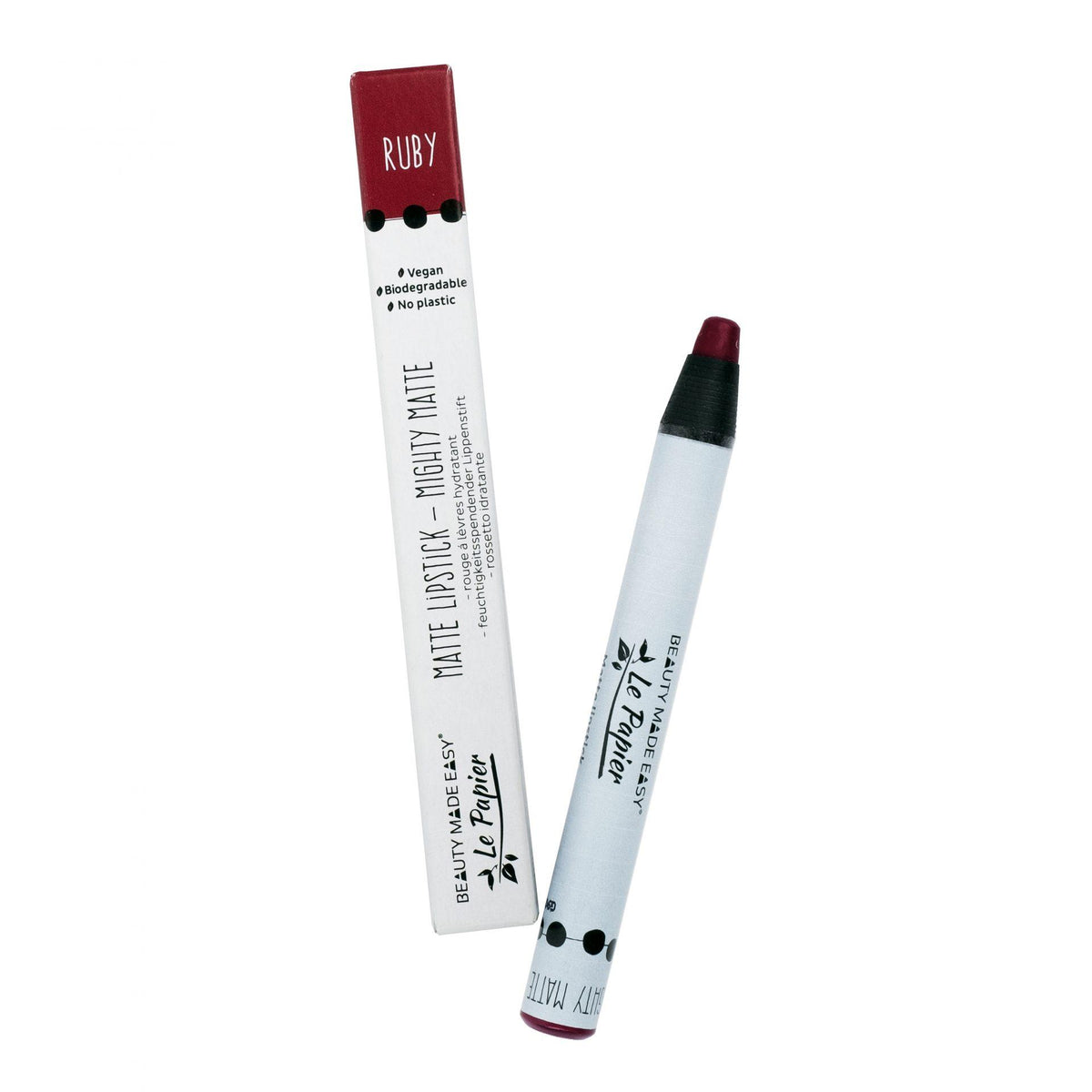 Lápiz de labios mate Ruby Le Papier 6 g