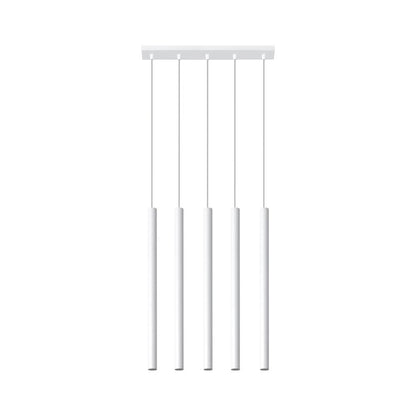 Lámpara De Techo Pastelo 5 Blanca, G9_0