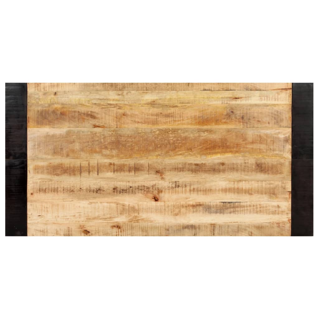 Mesa De Comedor Madera Maciza De Mango En Bruto 140x70x76 Cm_2