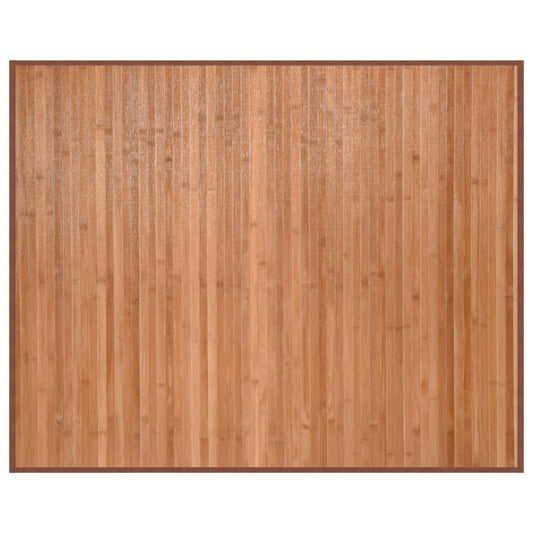 Vidaxl Alfombra Rectangular Bambú Color Natural 80x100 Cm_0
