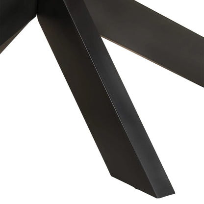 Mesa De Comedor Ovalada Madera Demango Rugosa 200x100x75 Cm_3