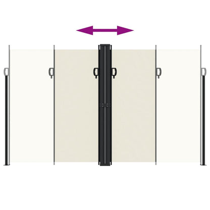 Vidaxl Toldo Lateral Retráctil Crema 200x1000 Cm_4