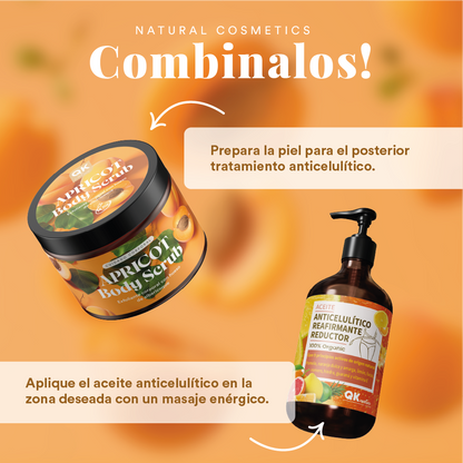 QKnatur - Exfoliante Corporal Con Hueso De Albaricoque 300 ml– Hidrata Y Nutre Con Extractos De Azahar, Rosa Y Hamamelis_4