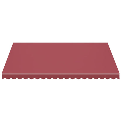 Tela De Repuesto Para Toldo Rojo Burdeos 4,5x3,5 M Poliéster_2
