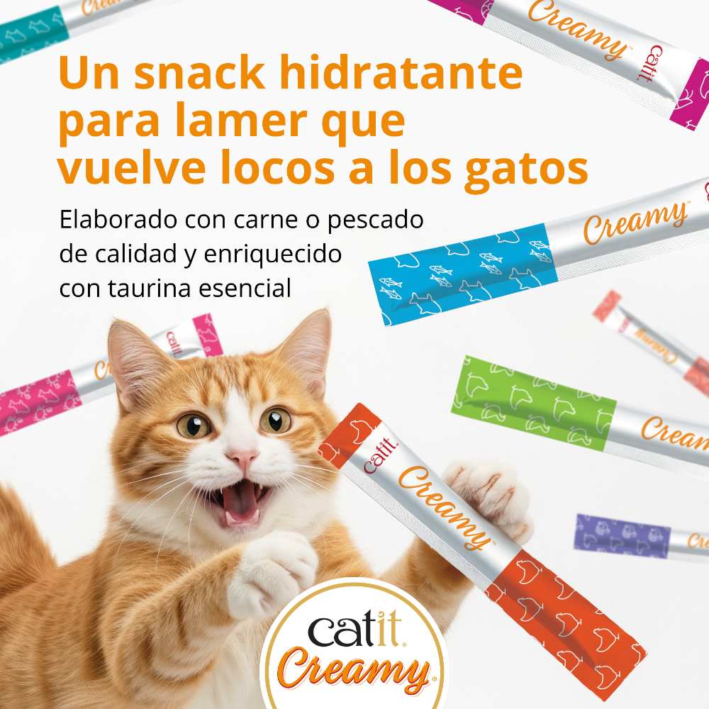 Snack líquido para gatos Creamy Multi Pack 50 x 10 g Catit