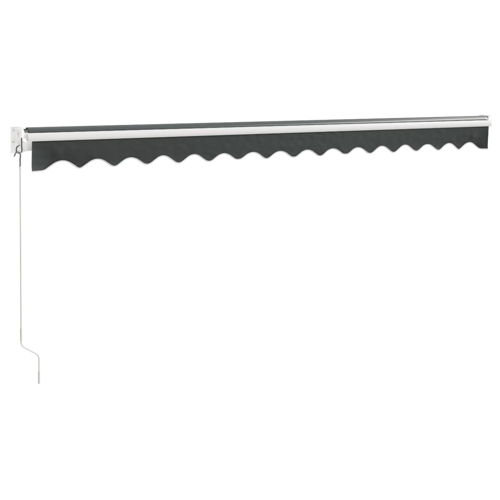 Toldo Retráctil Aluminio Y Tela Gris Antracita 4x3 M_5