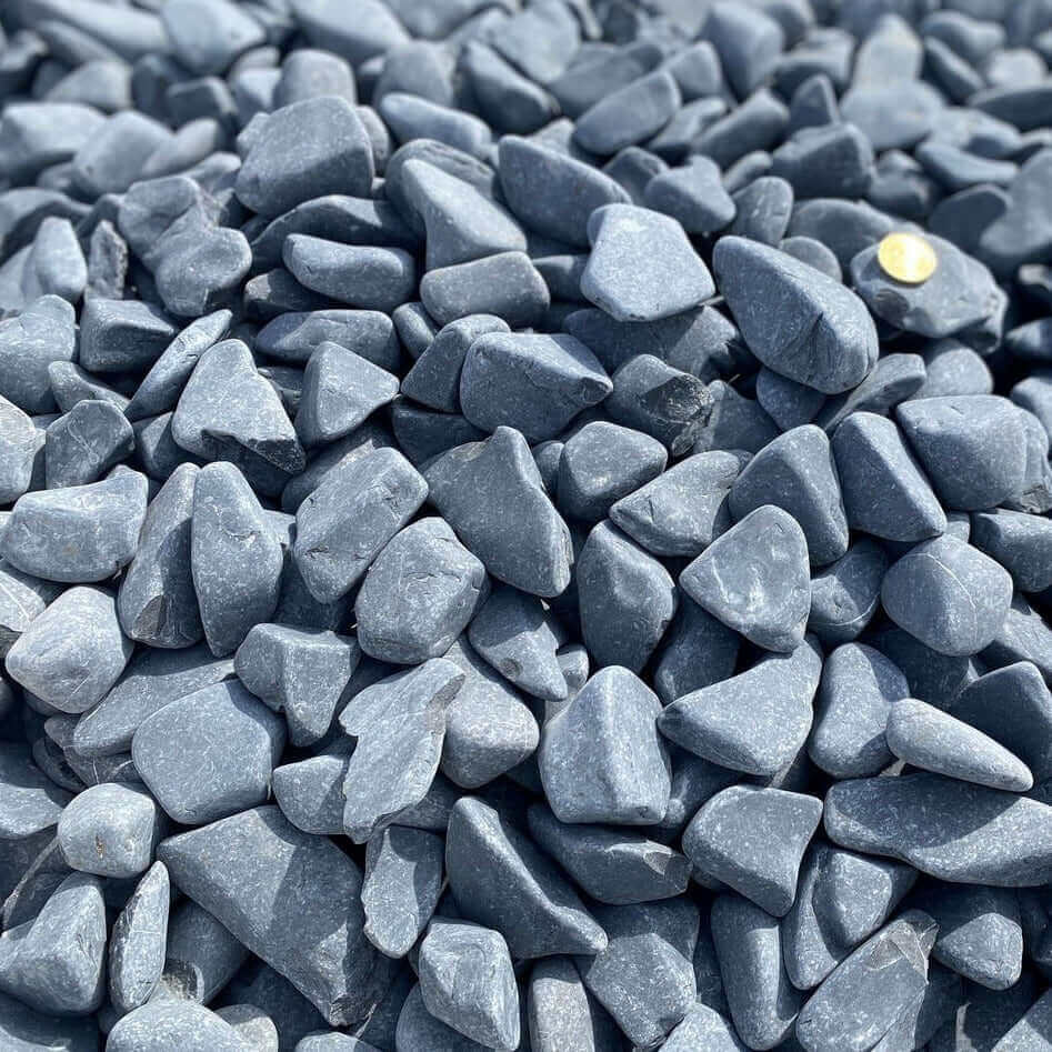 Canto Rodado Negro Grafito / Big Bag 500 Kg. / 24-40 Mm_0