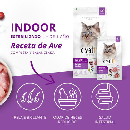 Pienso para gatos esterilizados con aves Recipes 400 g Catit