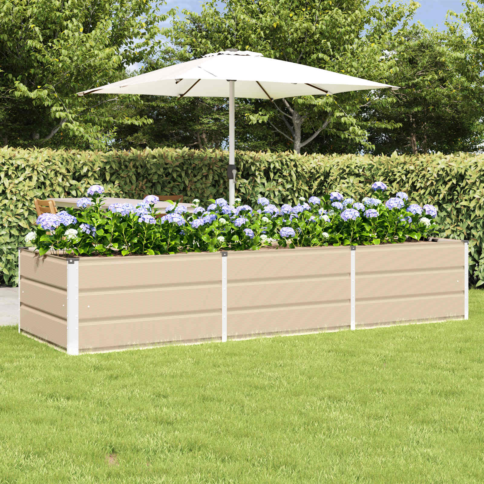 Jardinera Marfil 240 X 80 X 45 Cm Acero_1