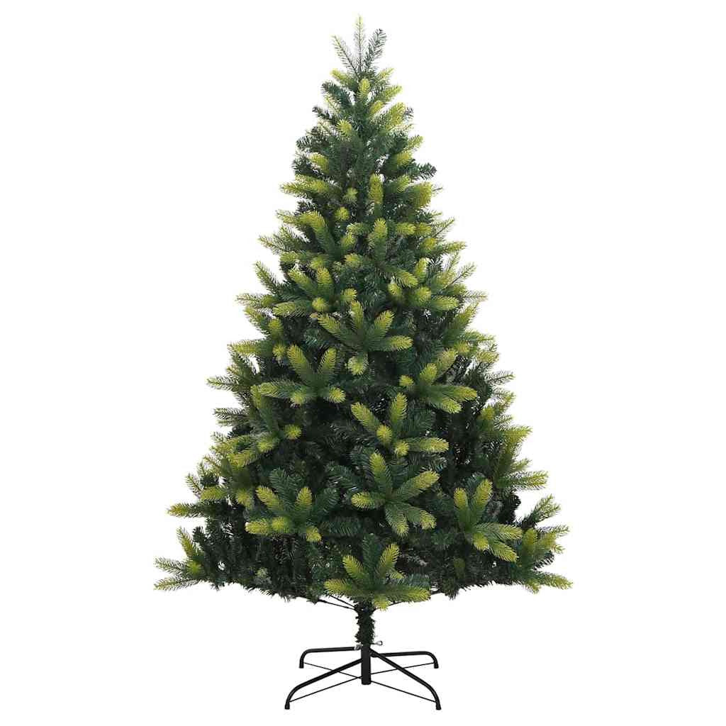 Vidaxl Árbol De Navidad Artificial Con Bisagras 150 Led Y Bolas 150 Cm_4