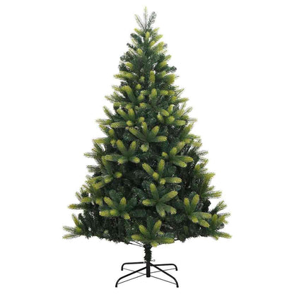 Vidaxl Árbol De Navidad Artificial Con Bisagras 150 Led Y Bolas 150 Cm_4