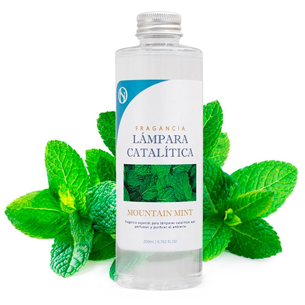 Pack Lámpara Catalítica Mosaico Bicolor + Fragancia Mountain Mint 200ml + Limpiador Neutro 200ml + Mecha Repuesto_2