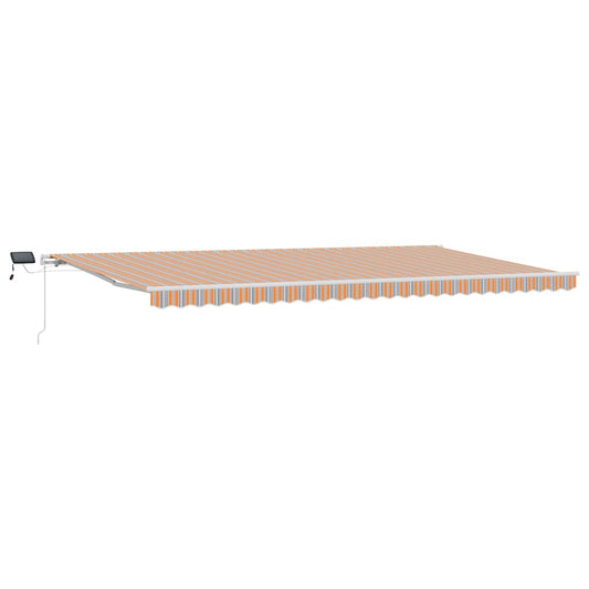 Toldo Retráctil Multicolor 600 X 300 Cm Tela Y Aluminio_0