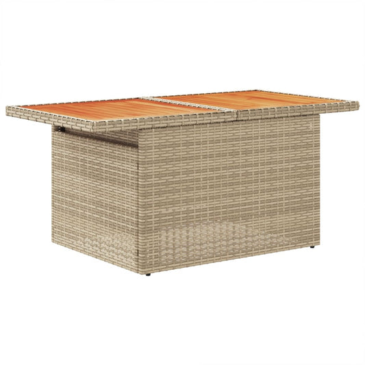 Juego De Sofás Jardín Con Cojines 6 Pzas Ratán Sintético Beige / Vetonek_0