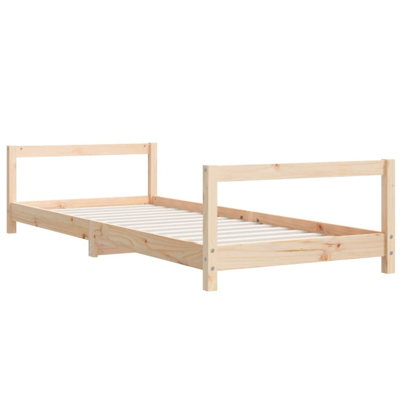Vidaxl Estructura De Cama Para Niños Madera Maciza De Pino 80x200 Cm_5
