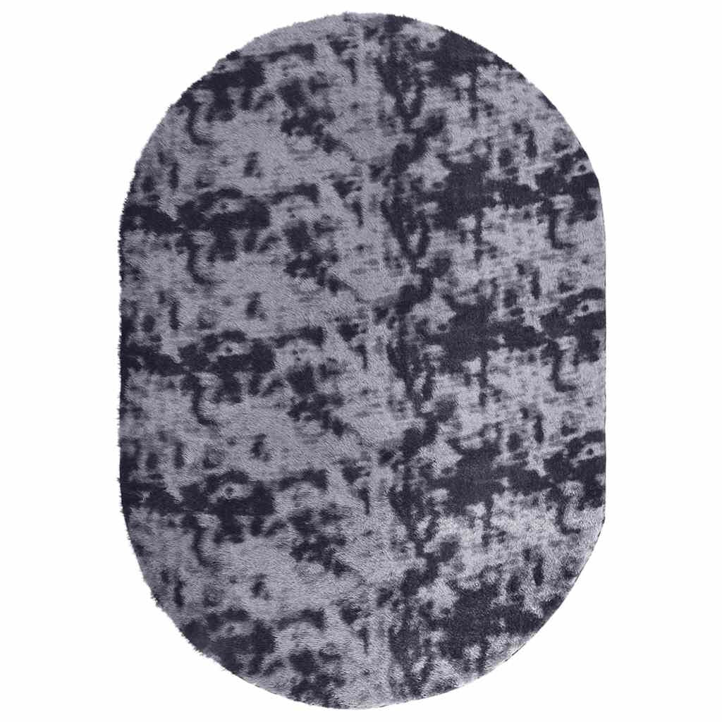 Vidaxl Alfombra De Pelo Largo Navarra Gris Oscuro 300x200 Cm Poliéster_0