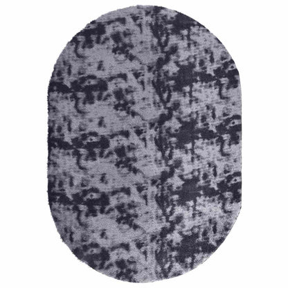 Vidaxl Alfombra De Pelo Largo Navarra Gris Oscuro 300x200 Cm Poliéster_0