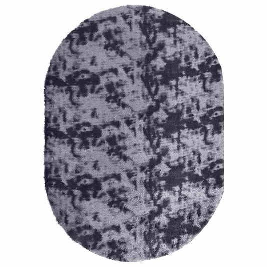 Vidaxl Alfombra De Pelo Largo Navarra Gris Oscuro 300x200 Cm Poliéster_0