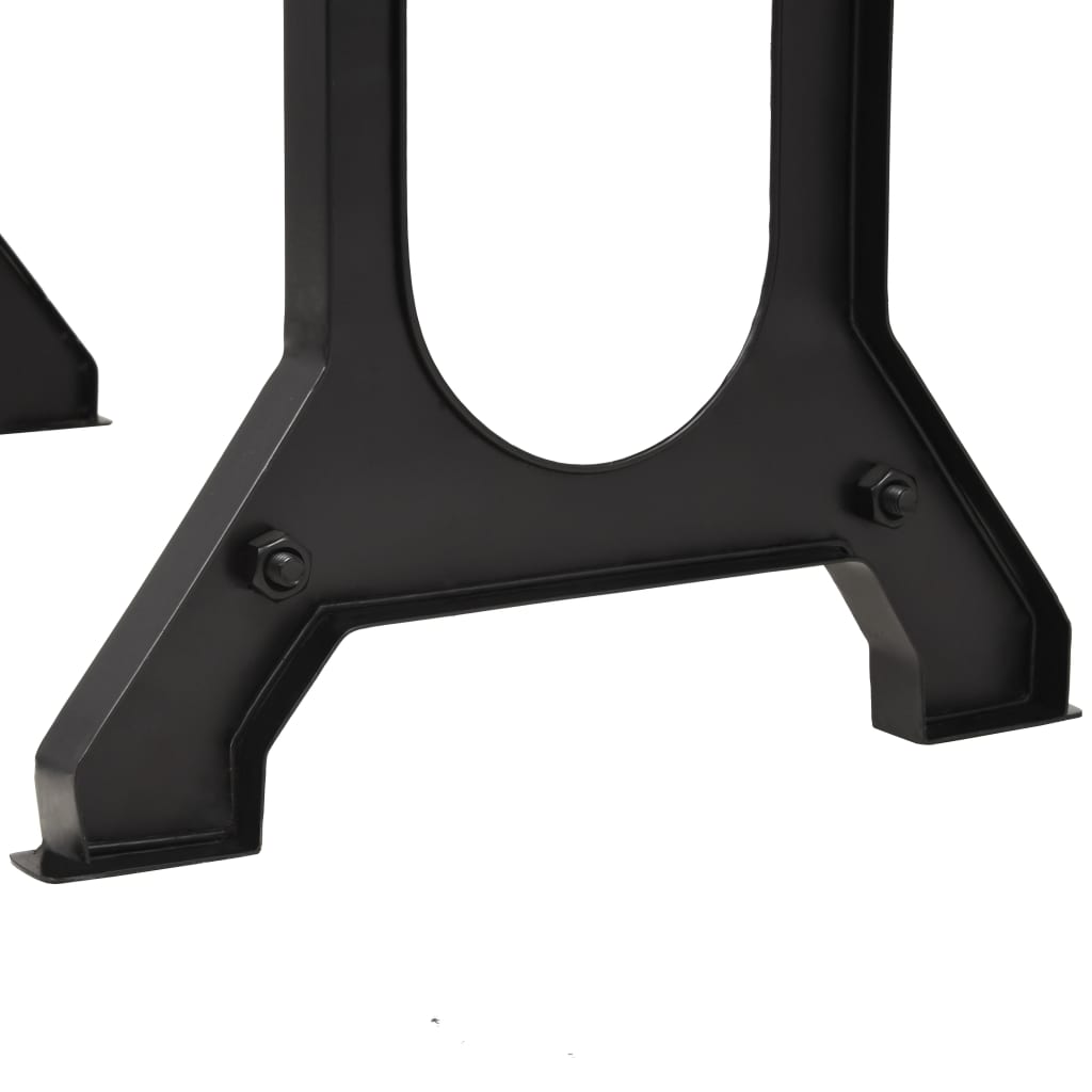 Mesa De Comedor Superficie Madera Maciza De Abeto 122x65x82 Cm_4