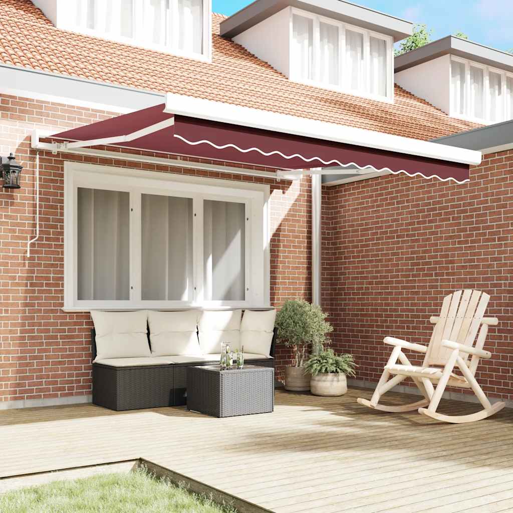 Toldo Retráctil Manual Burdeos 300x250 Cm_2