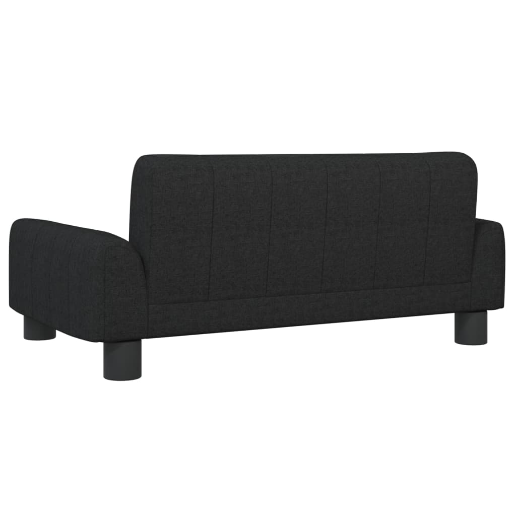 Cama Para Perros De Tela Negra 70x45x30 Cm / Vetonek_0