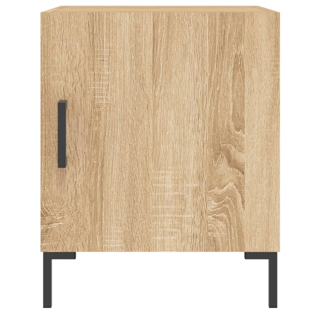 Mesitas Noche 2 Uds Madera Ingeniería Roble Sonoma 40x40x50 Cm_2