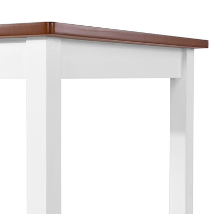 Mesa De Bar Madera Maciza 108x60x91 Cm_2