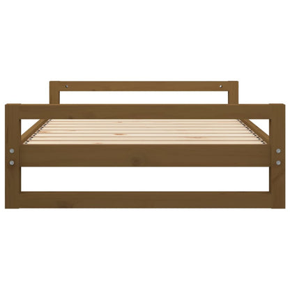 Vidaxl Cama Para Perros Madera De Pino Marrón Miel 105,5x75,5x28 Cm_5