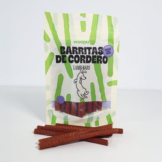 Snack Para Perro En Barritas Semihúmedas De Salmón 12 Paq X (100gr) Wuapu