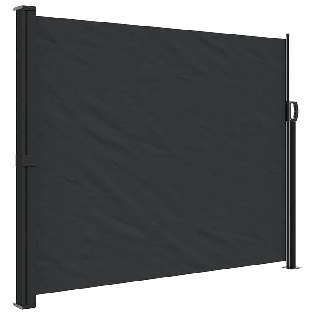 Vidaxl Toldo Lateral Retráctil Negro 160x600 Cm_0