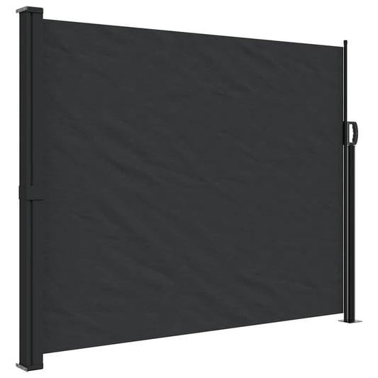 Vidaxl Toldo Lateral Retráctil Negro 160x600 Cm_0