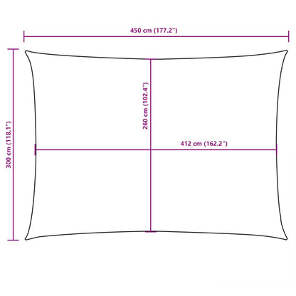 Vidaxl Toldo De Vela Rectangular Tela Oxford Terracota 3x4,5 M_2