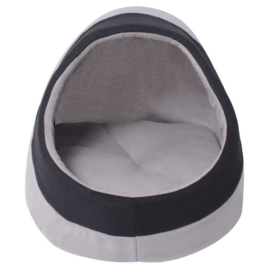 Vidaxl Cama Cubo Para Gatos Tamaño L Gris Y Negra_1