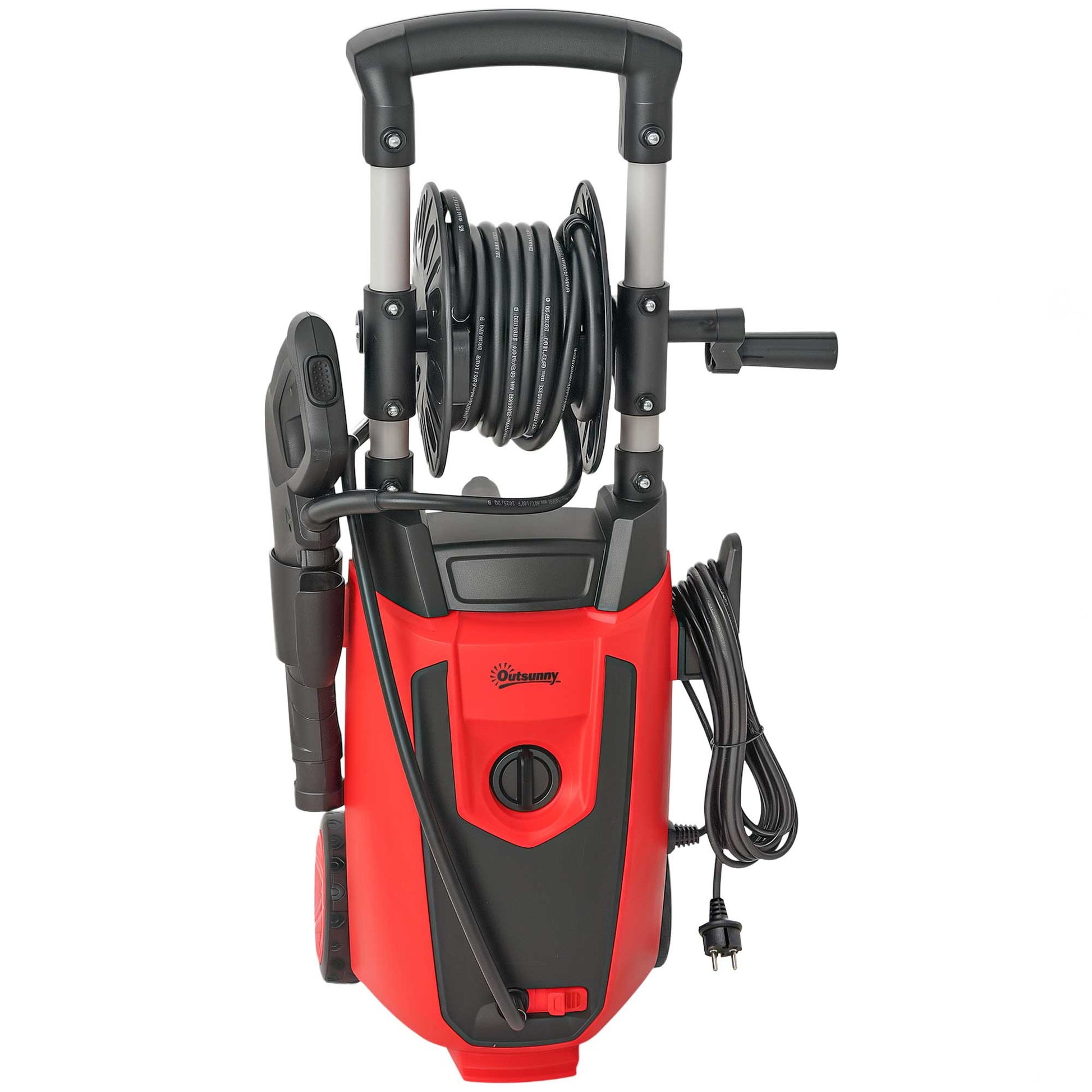 Outsunny Hidrolimpiadora De Alta Presión 1800w Caudal 420 L/h Presión 150 Bar_0