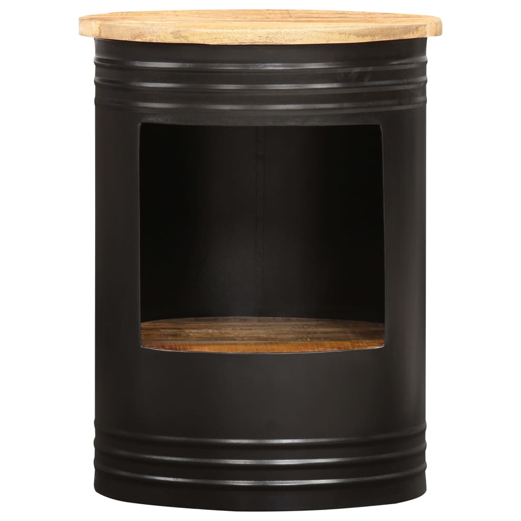 Mesa De Centro De Madera Maciza De Mango 43x55 Cm_0