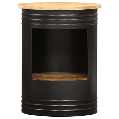 Mesa De Centro De Madera Maciza De Mango 43x55 Cm_0