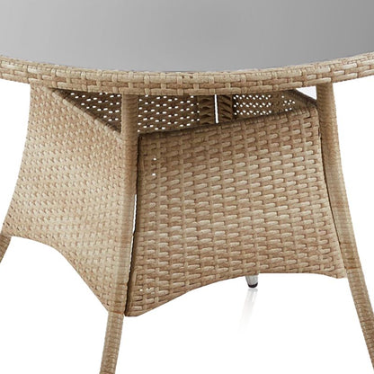 Mesa Redonda De Exterior Kiba Rattán, Rattan, 105 X 73 X 105_4
