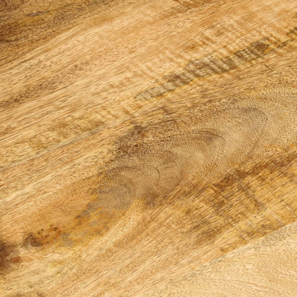 Mesa De Centro Con 2 Alturas Acero Y Madera Mango 100x55x38 Cm_4